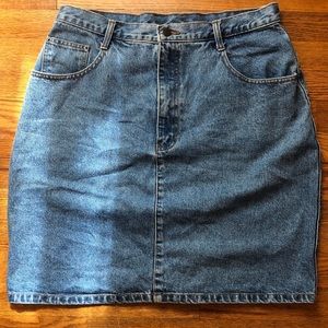 Vintage 90s High waisted Denim Skirt